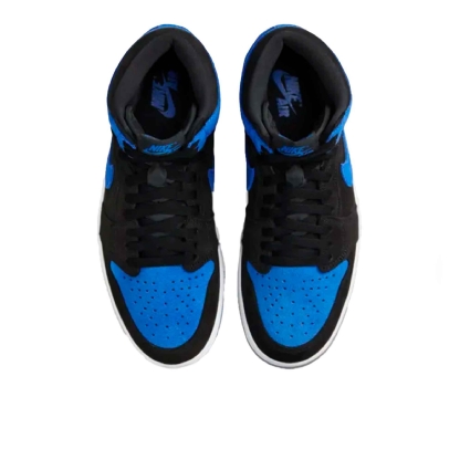 Tênis Nike Air Jordan 1 High Preto/azul