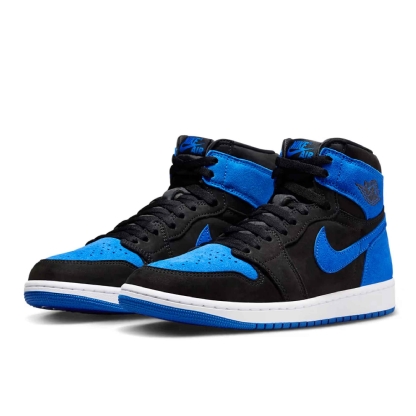 Tênis Nike Air Jordan 1 High Preto/azul