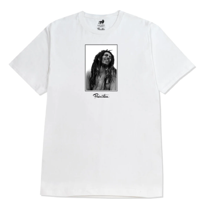 Camiseta Primitive X Bob Marley Uprising Branco