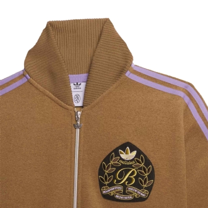 Jaqueta Adidas X Blondey Mccoy Boucle Marrom