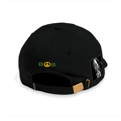 Boné Strapback Primitive X Bob Marley Trenchtown Preto