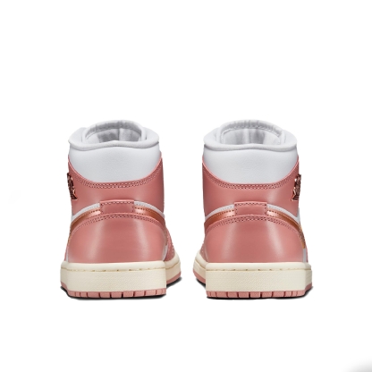 Wmns Air Jordan 1 Mid Se Branco/rosa