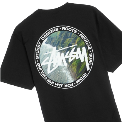 Camiseta Stussy Coastline Preto