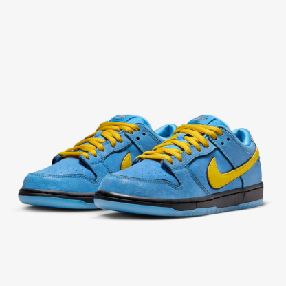 Tênis Nike Sb Dunk Low Pro Qs The Powerpuff Girls  (um Par Por Cpf) Azul