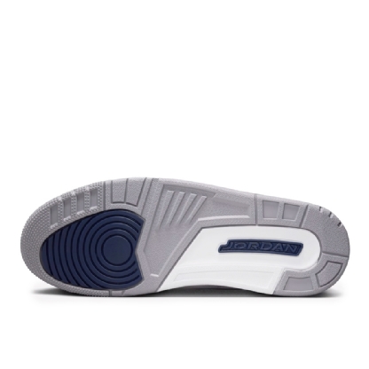 Tênis Nike Air Jordan 3 Retro " Midnight Navy " Branco