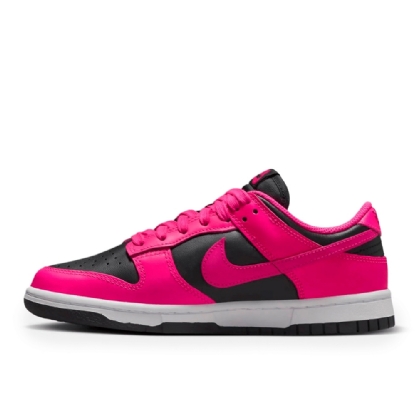 Tênis Nike Dunk Low "fierce Pink Black" Preto/rosa