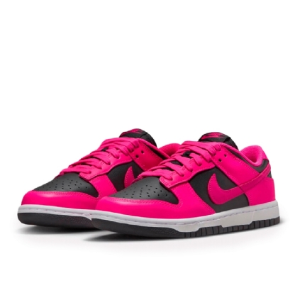 Tênis Nike Dunk Low "fierce Pink Black" Preto/rosa