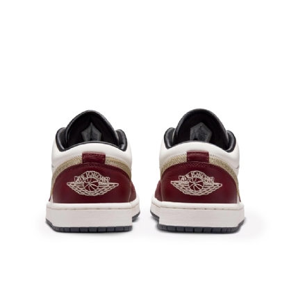 Tênis Nike Feminino Air Jordan 1 Low " Year Of The Dragon " Bege/vinho