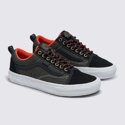 Tênis Vans Skate Old Skool X Spitfire Preto/laranja