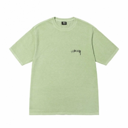 Camiseta Stussy Pig. Dyed Verde