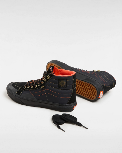 Tênis Vans Sk8 Hi X Spitfire Preto/laranja