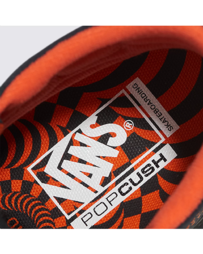 Tênis Vans Sk8 Hi X Spitfire Preto/laranja