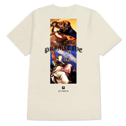 Camiseta Primitive Exchange Creme