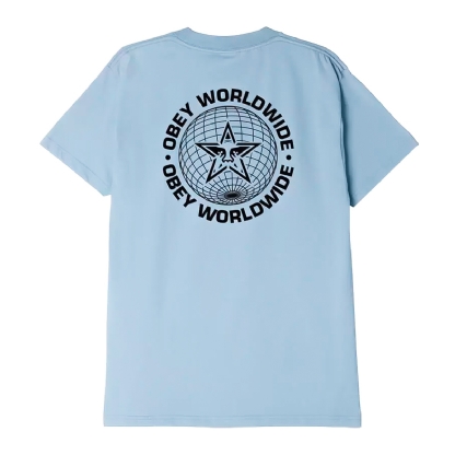 Camiseta Obey Worldwide Globe Azul