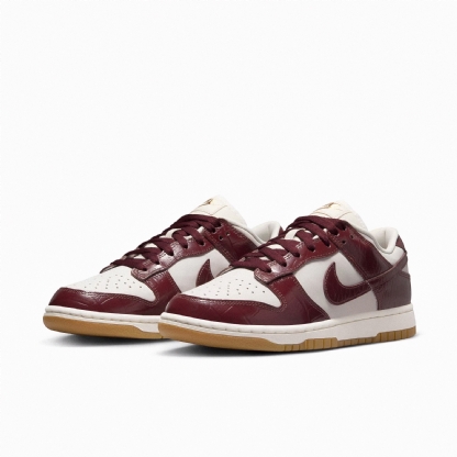 Tênis Nike Feminino Dunk Low Lx ''dark Team Red'' Vinho