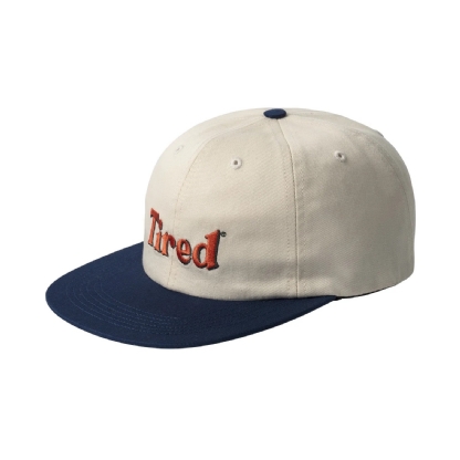Boné Tired Two Tone Logo Branco/azul