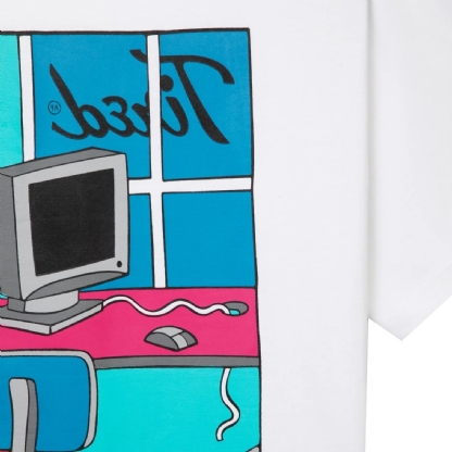 Camiseta Tired Workstation Pocket Branco