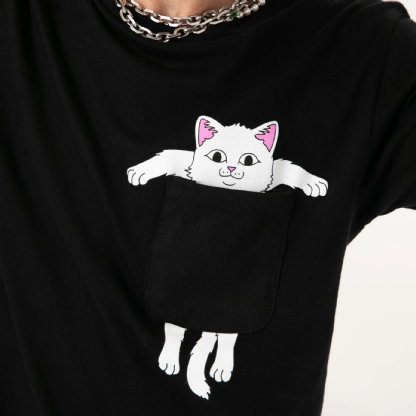 Camiseta Ripndip Broke The Pocket Preto