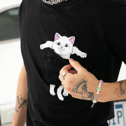 Camiseta Ripndip Broke The Pocket Preto