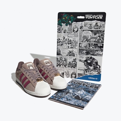 Tmnt X Adidas Superstar Master Splinter Bege/vinho