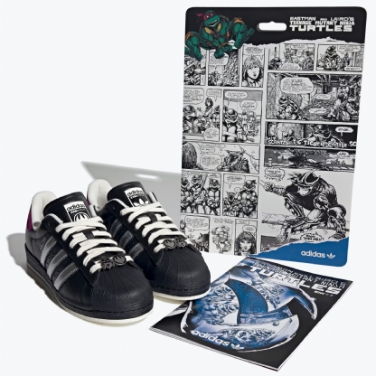 Tmnt X Adidas Superstar Shredder Preto/roxo