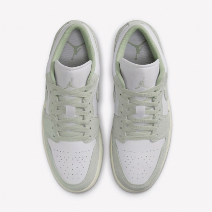 Tênis Nike Air Jordan 1 Low Se Branco/verde