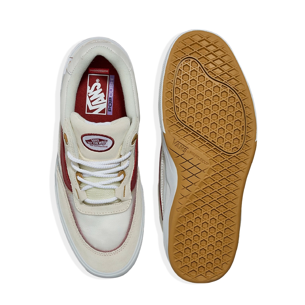 Tênis Vans Wayvee Tan/white Branco/vinho