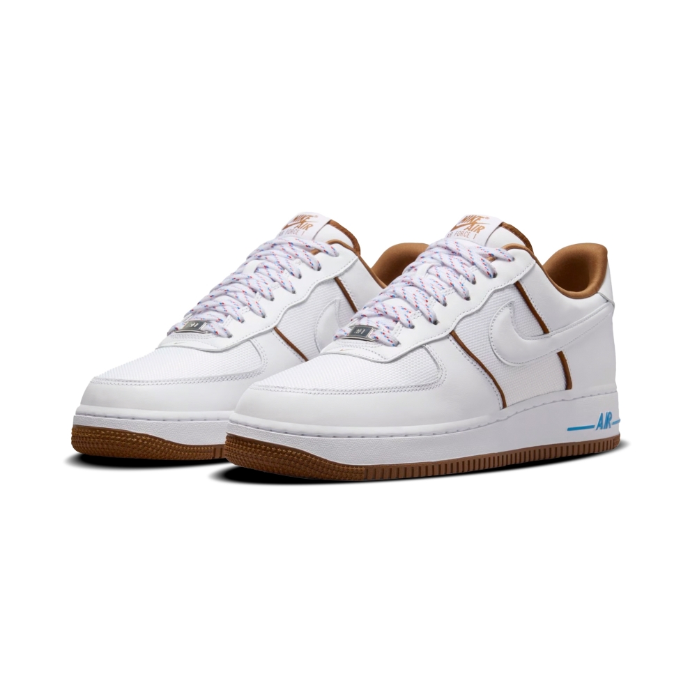 Tênis Nike Air Force 1 " Light British Tan " Branco/marrom