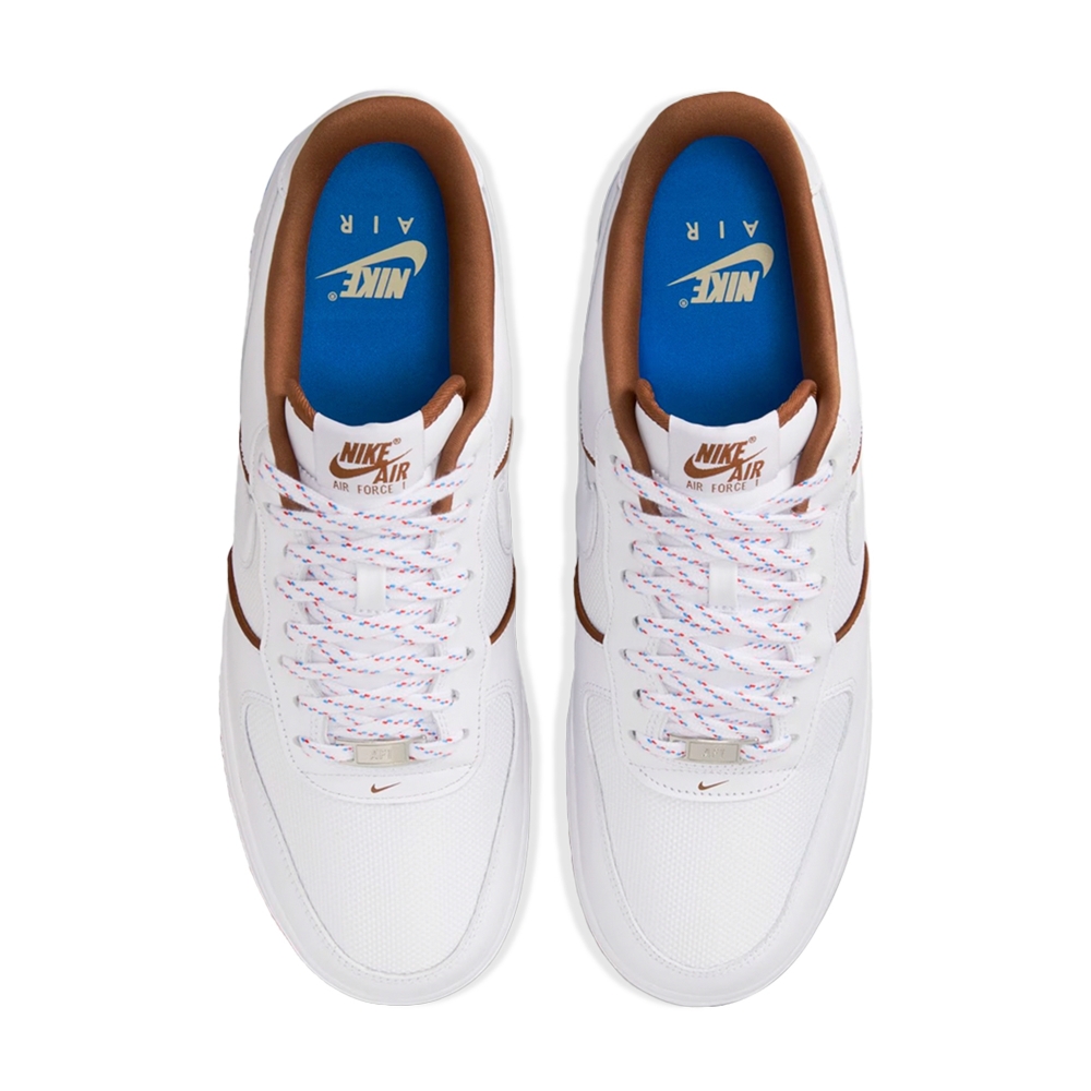 Tênis Nike Air Force 1 " Light British Tan " Branco/marrom