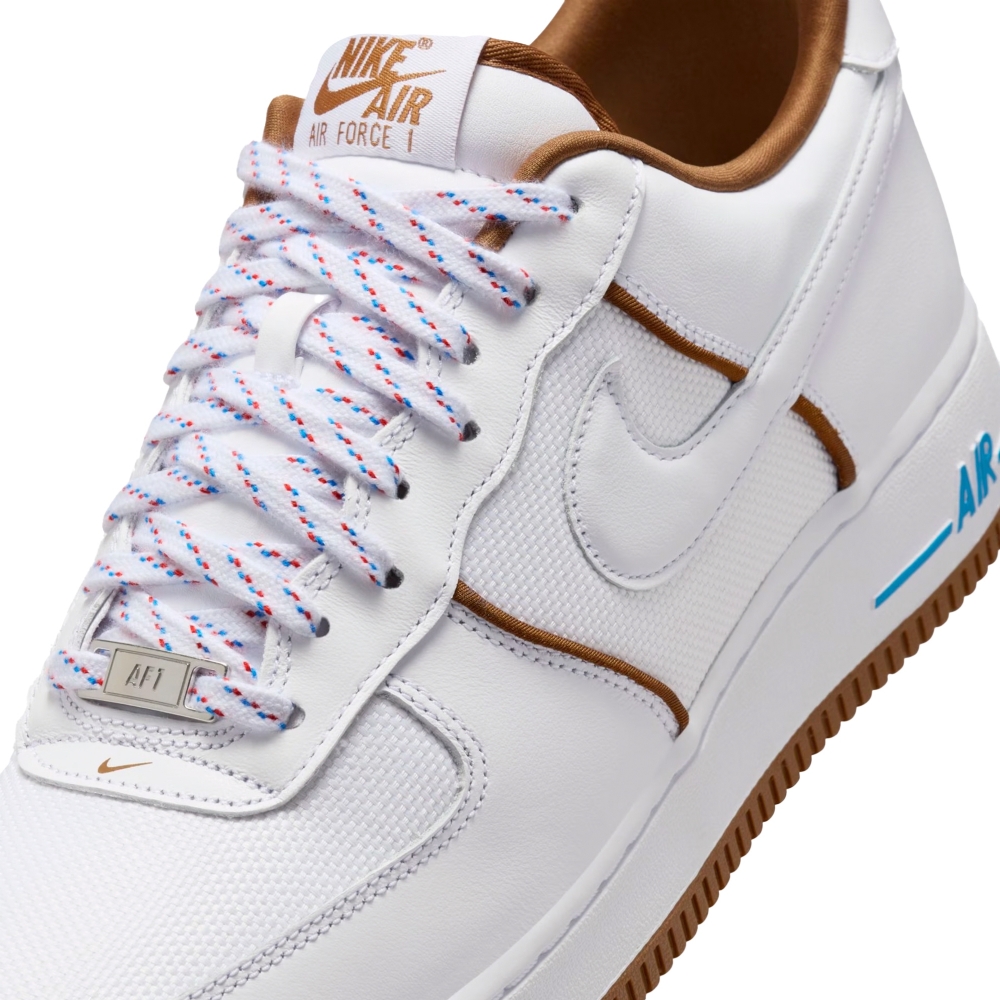 Tênis Nike Air Force 1 " Light British Tan " Branco/marrom