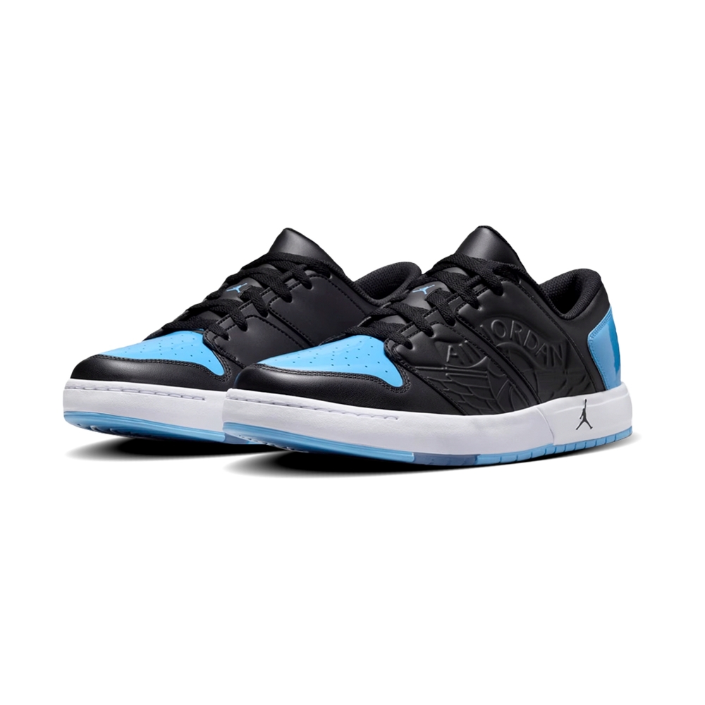 Tênis Nike Air Jordan 1 Low " Patent Bred " Preto/azul