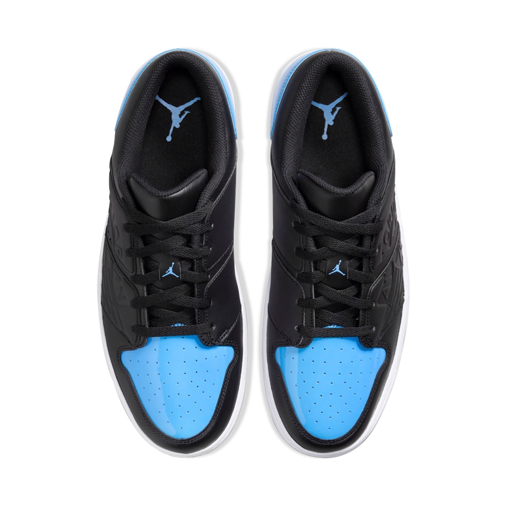 Tênis Nike Air Jordan 1 Low " Patent Bred " Preto/azul