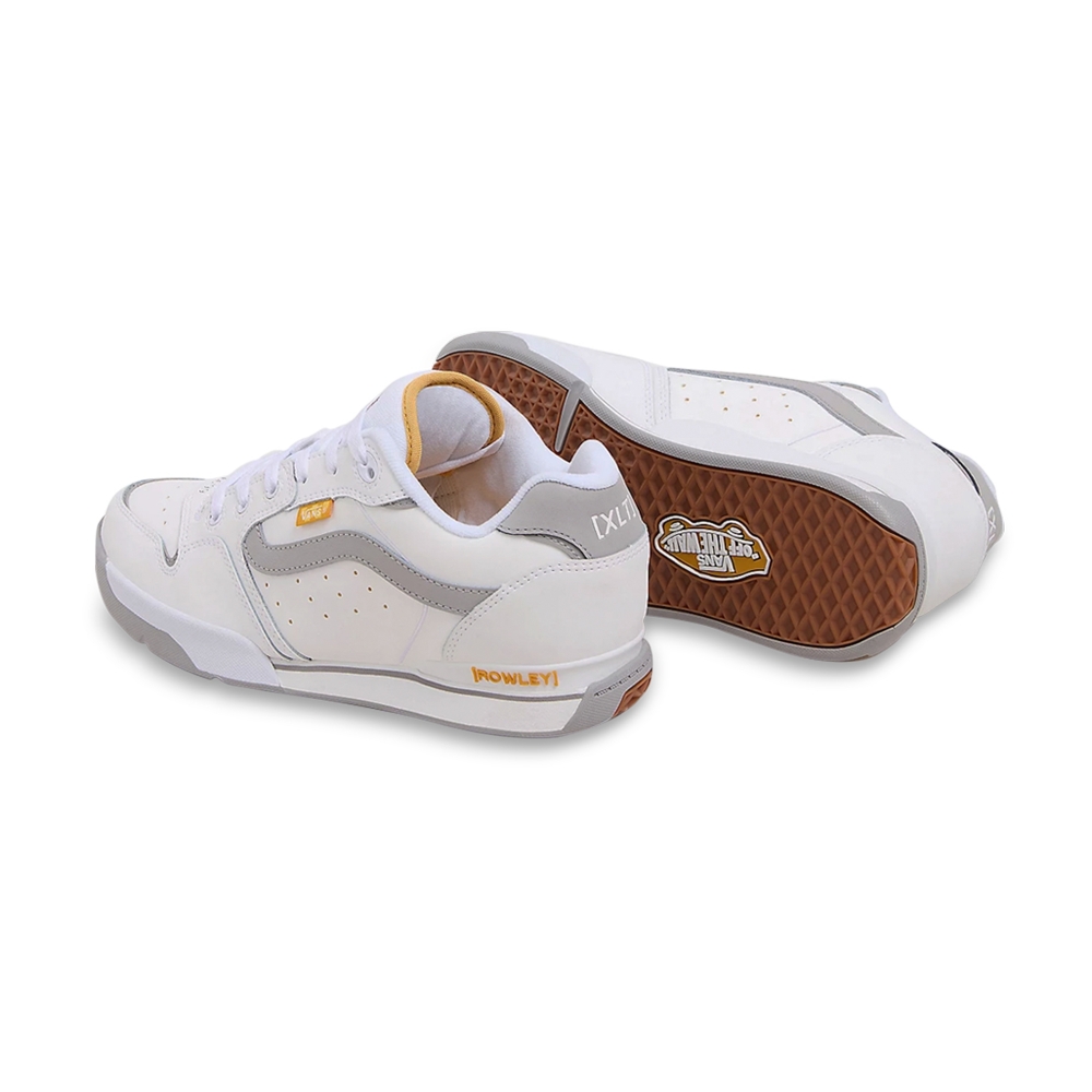 Tênis Vans  Rowley Xlt Branco/amarelo
