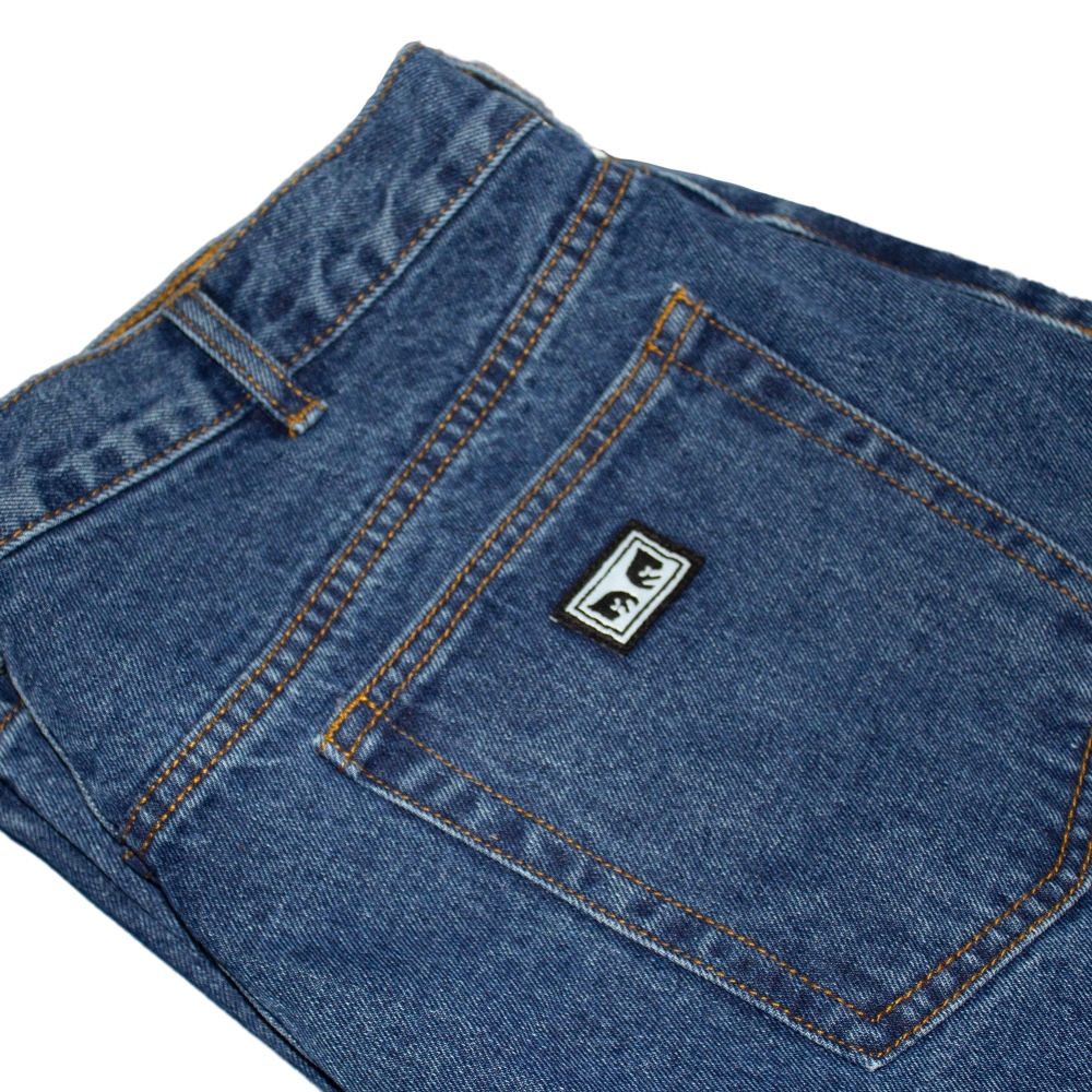 Calça Obey Bigwig Baggy Azul
