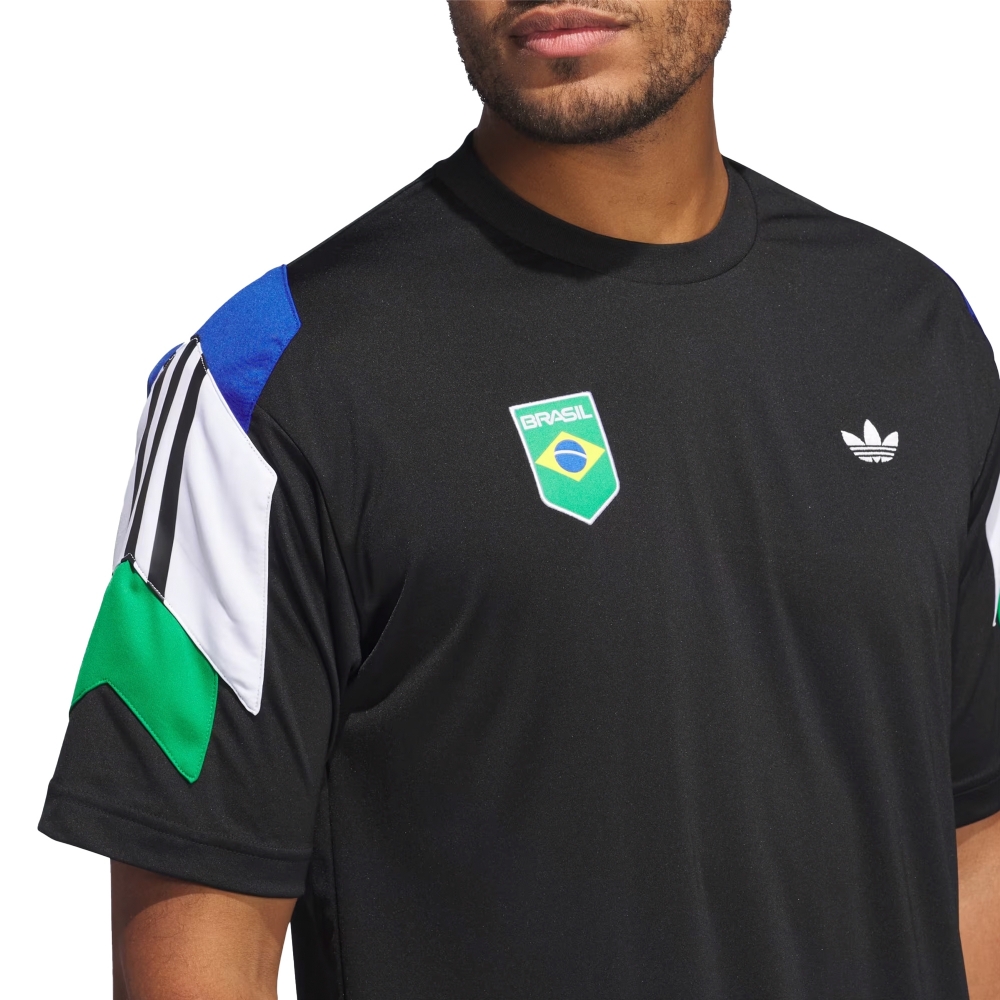 Camisa Adidas Brasil Power Of Three Preto