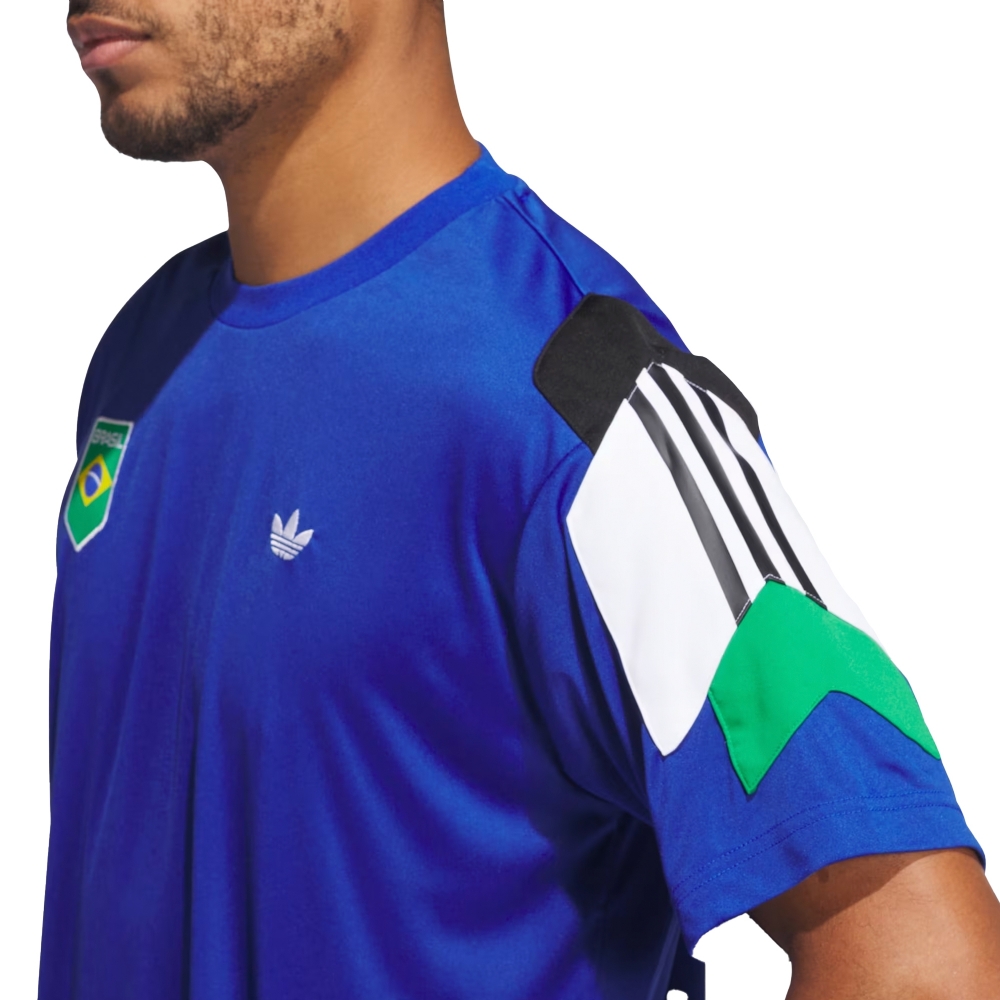 Camisa Adidas Brasil Power Of Three Azul