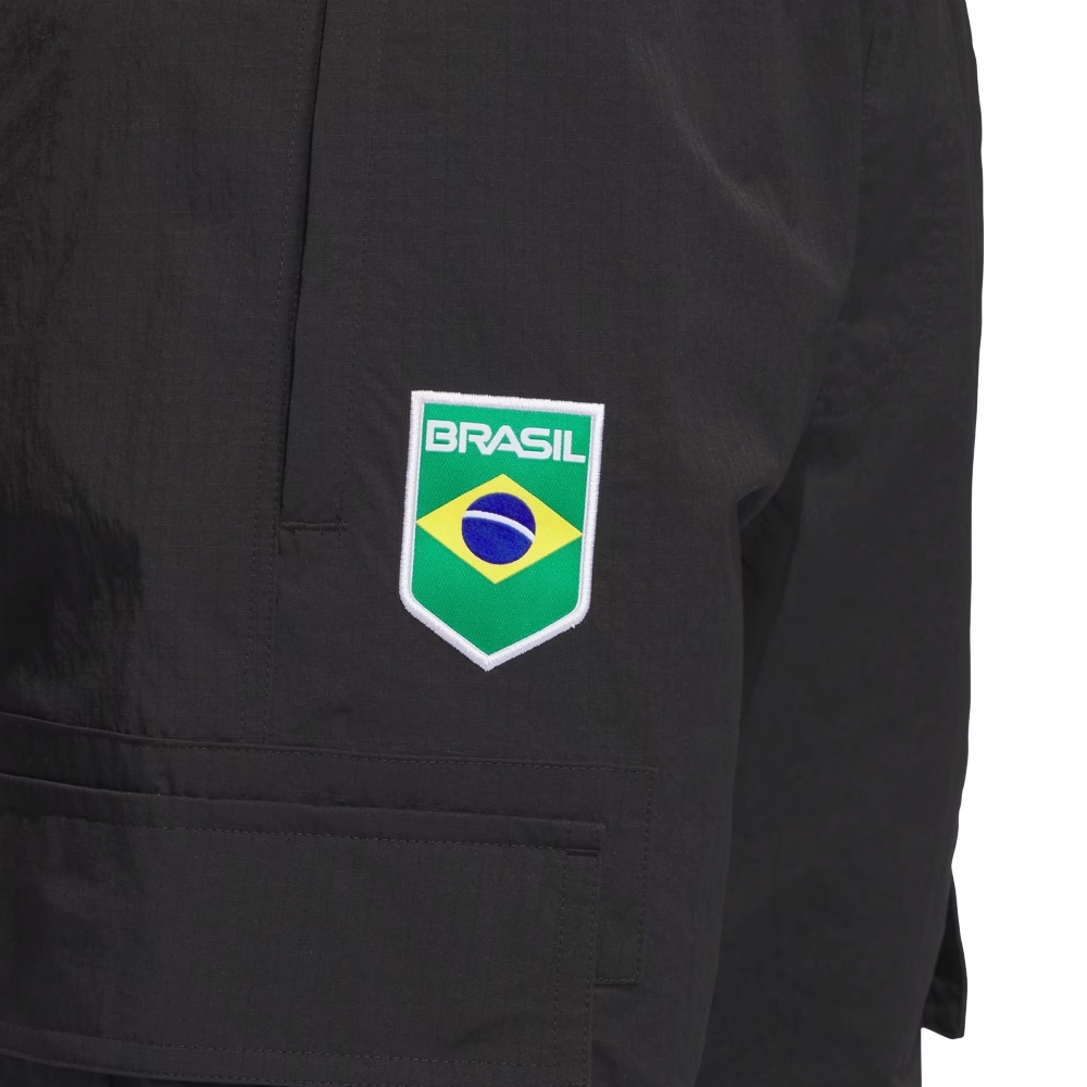 Calça Cargo Adidas Brasil Skateboarding Preto
