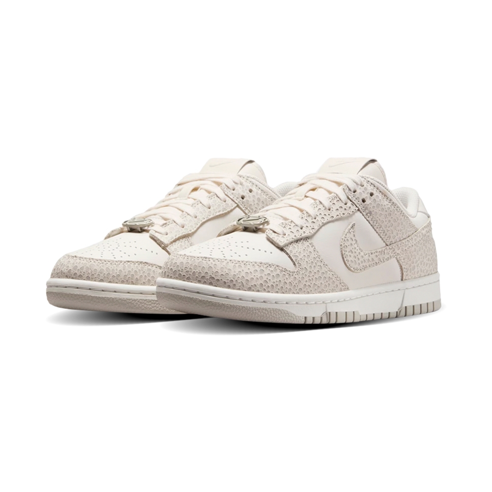 Nike Dunk Low Safari “phantom” Branco/cinza
