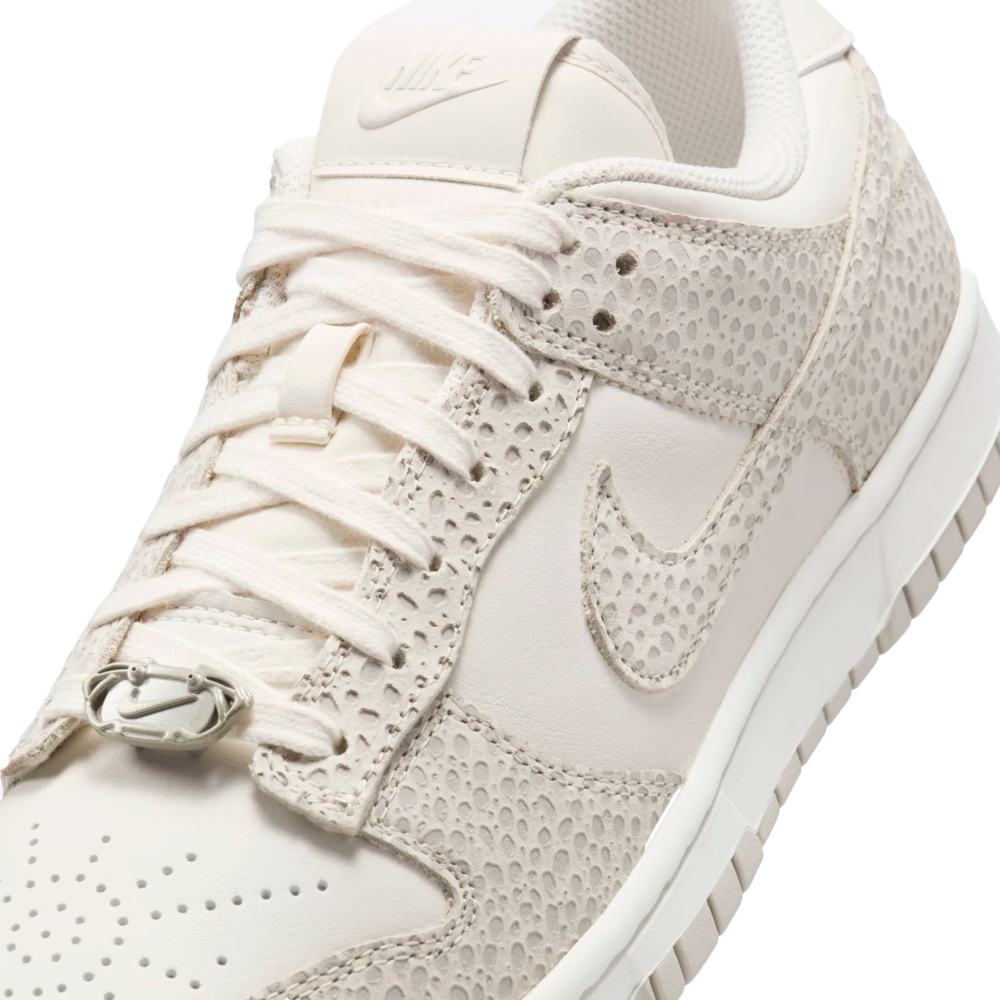 Nike Dunk Low Safari “phantom” Branco/cinza