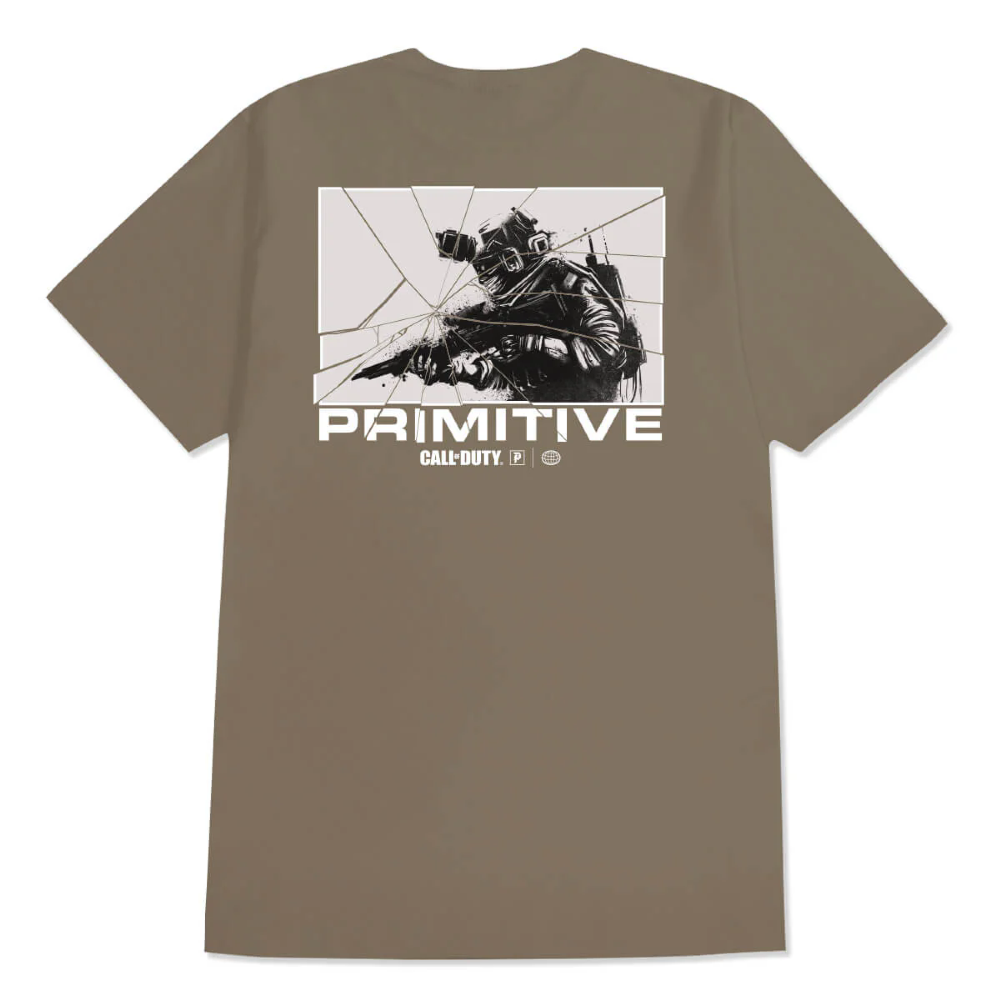 Camiseta Primitive X Call Of Duty "alpha" Verde