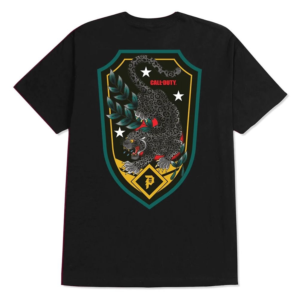Camiseta Primitive X Call Of Duty "black Jaguar" Preto