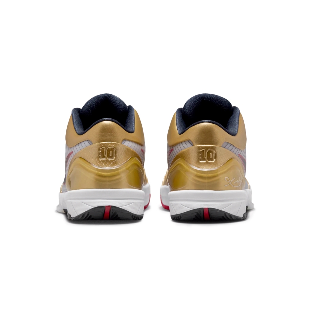 靴 Kobe 4 llic Gold and Dark Obsidian Tênis Nike Kobe 4 Protro 