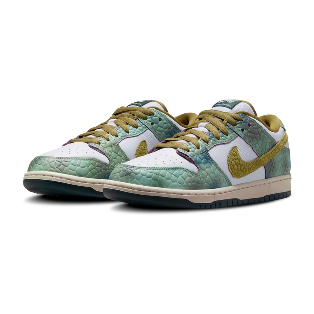 Tenis Nike Sb Dunk Low Pro X Alexis Sablone Branco/verde
