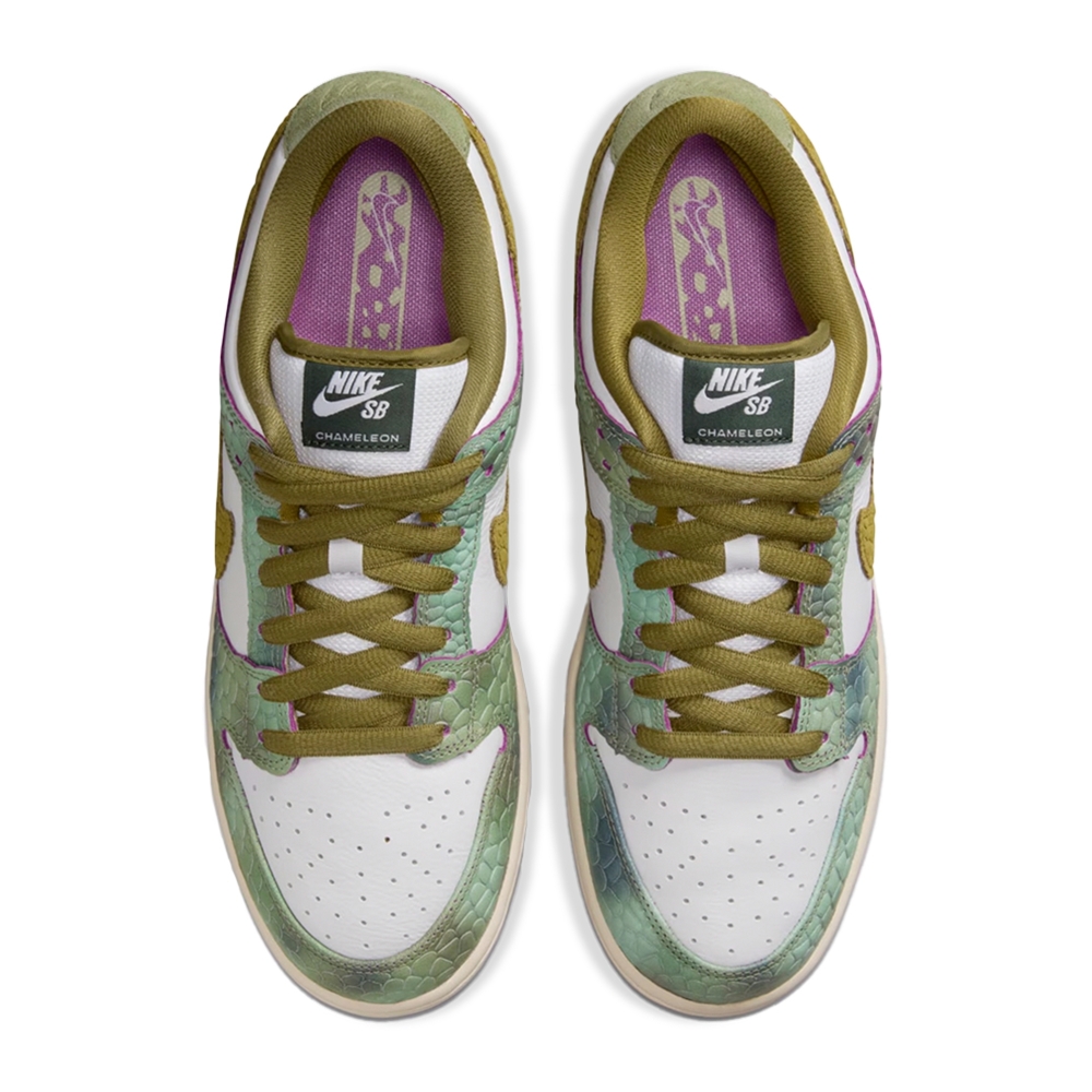 Tenis Nike Sb Dunk Low Pro X Alexis Sablone Branco/verde