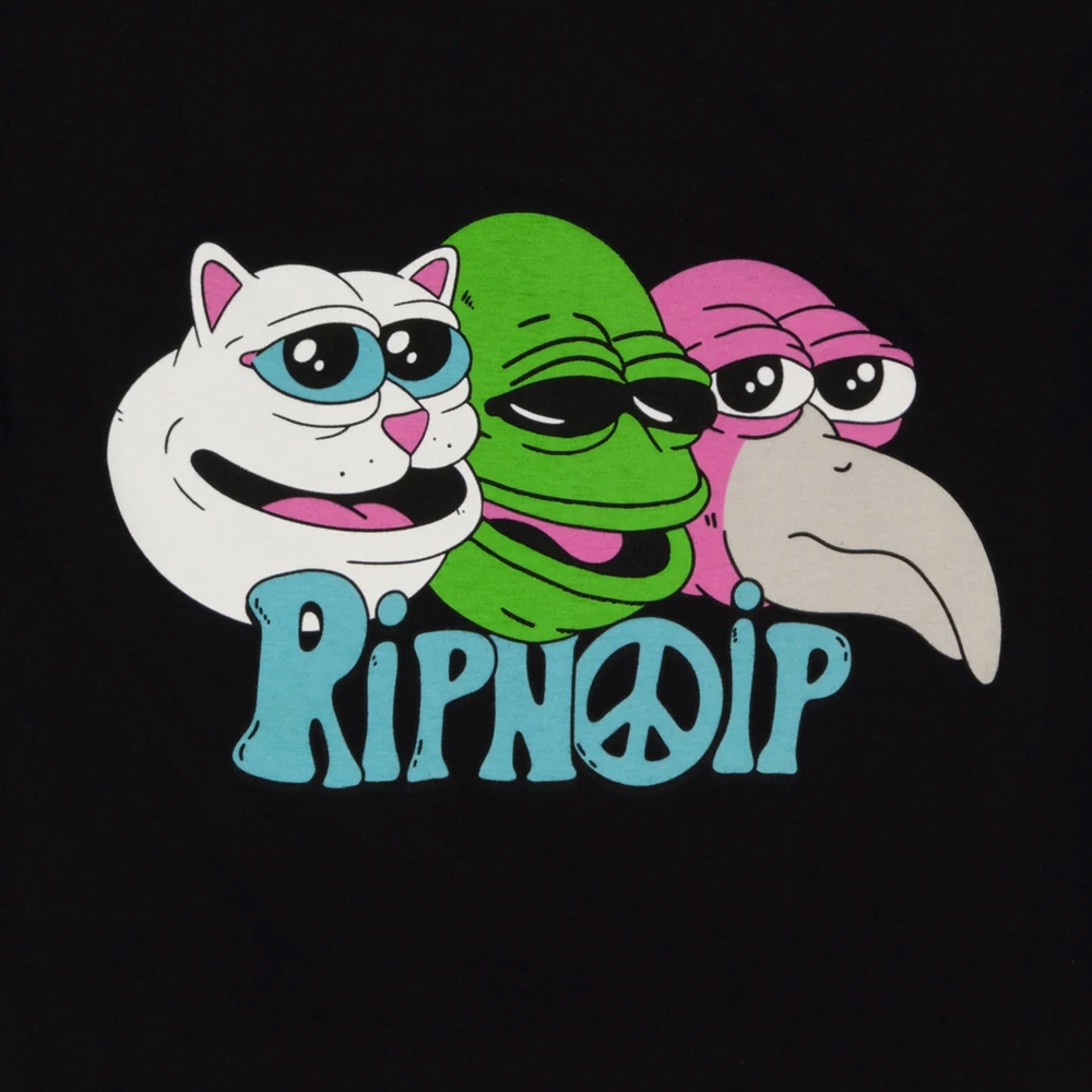 Camiseta Ripndip Trio Tee Preto