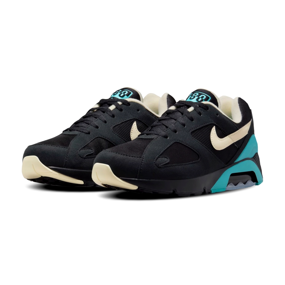 Tênis Nike Air 180 “black/dusty Cactus” Preto/azul