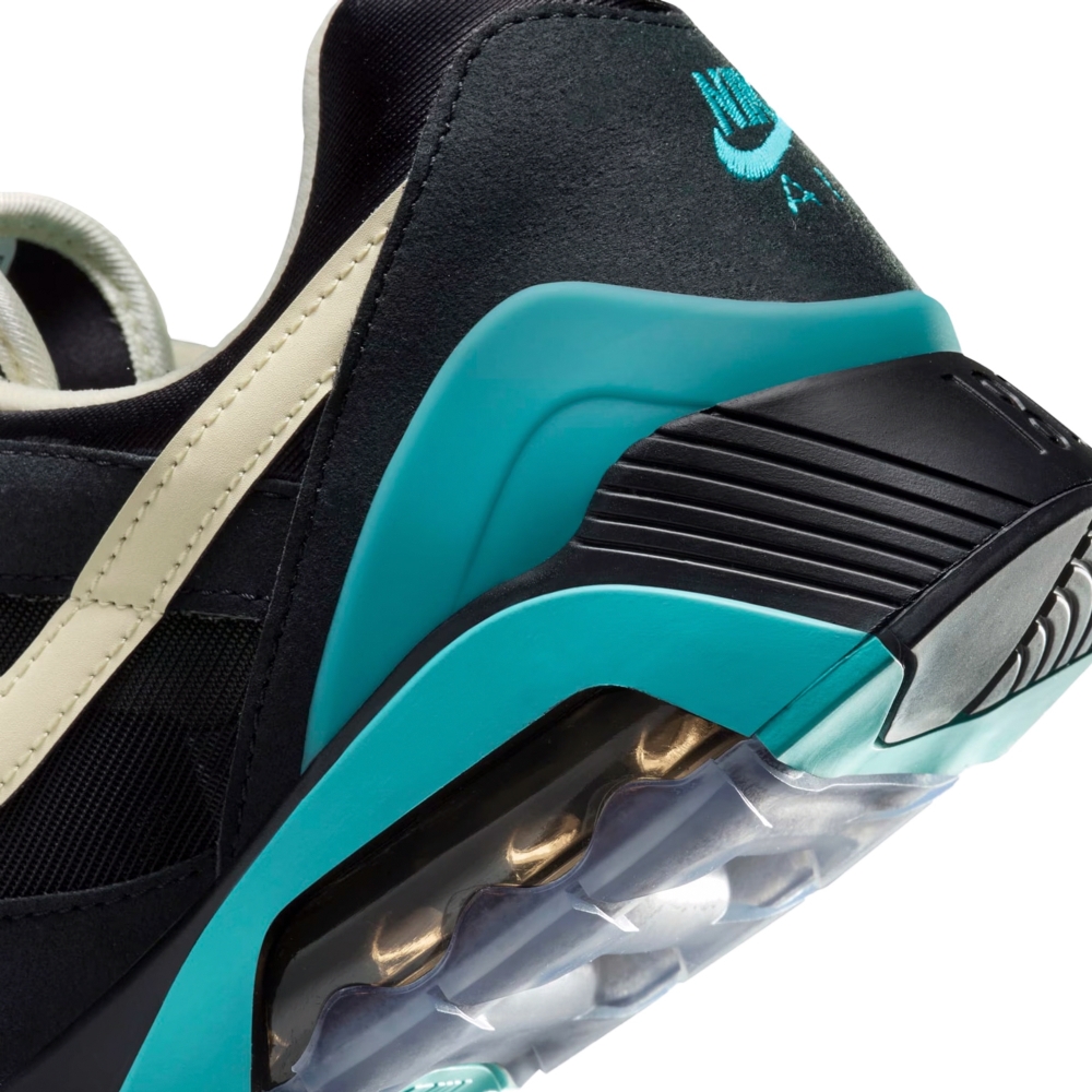 Tênis Nike Air 180 “black/dusty Cactus” Preto/azul