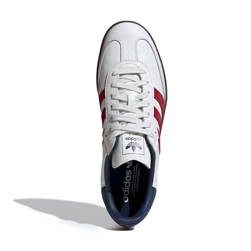Tenis Adidas Samba Og "team Victory Red & Night Indigo" Branco/vermelho