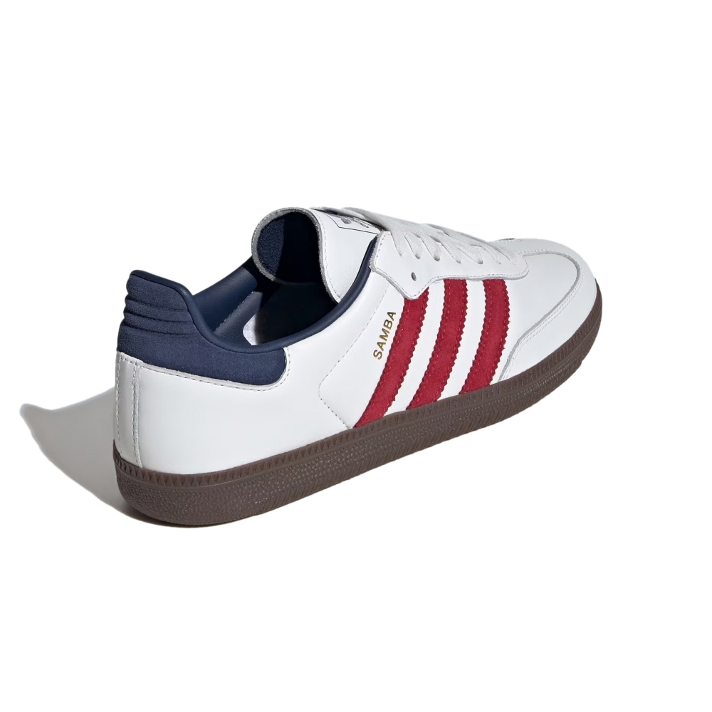 Tenis Adidas Samba Og "team Victory Red & Night Indigo" Branco/vermelho