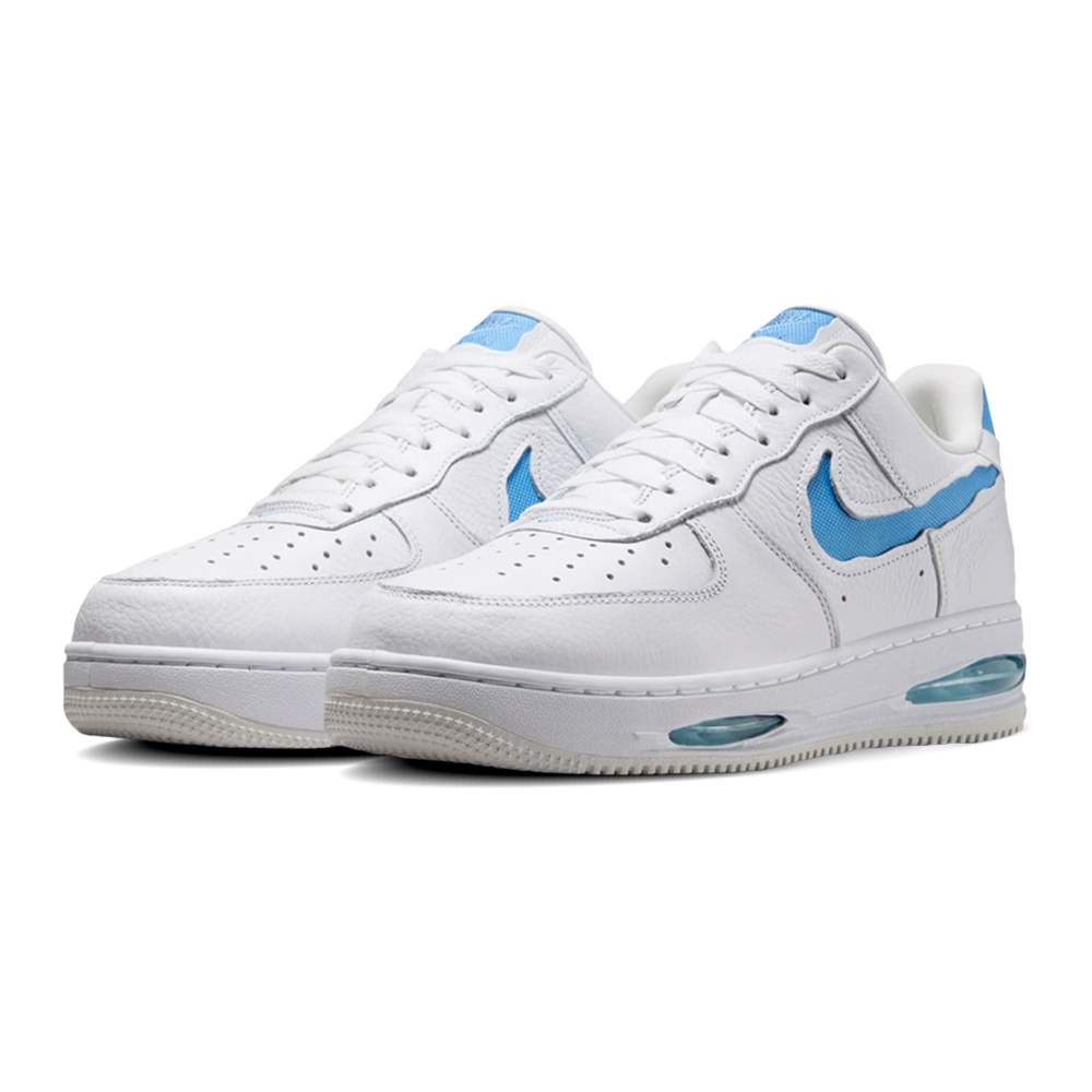 Tênis Nike Air Force 1 Low Evo "white/university Blue" Branco/azul